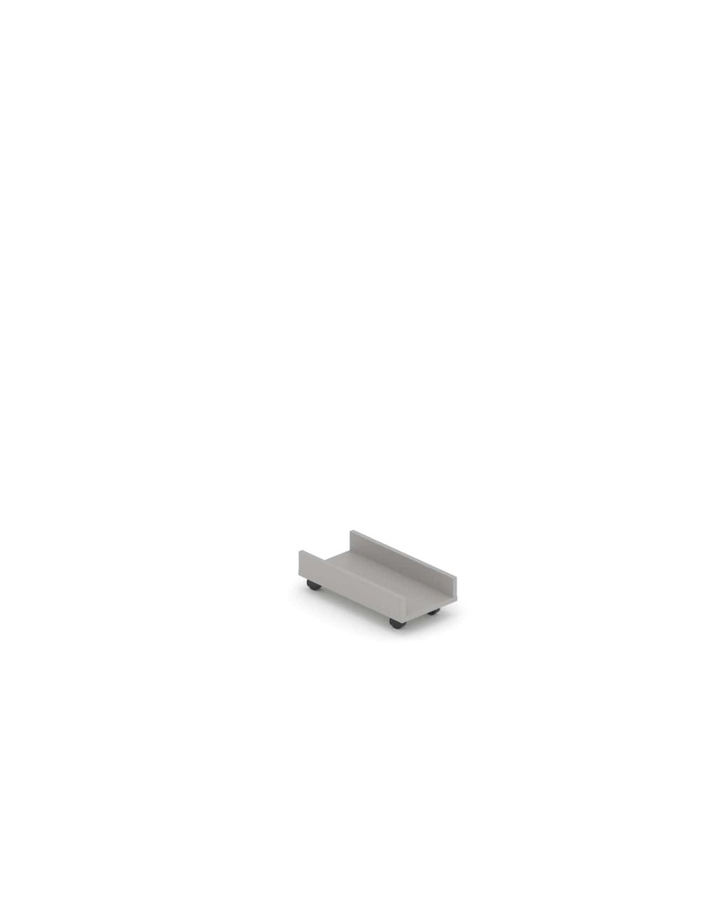Podstawka pod PC, 25x50 cm, mobilna, kolor popiel | MBA 2 Podstawka pod PC, 25x50 cm, mobilna, kolor popiel | MBA 2