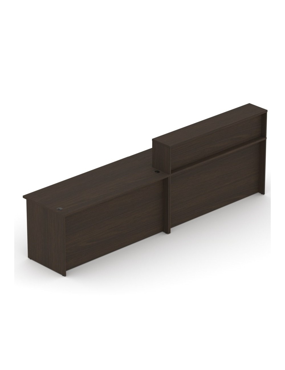 Lada do recepcji 240x70 cm, modułowa, kolor wenge | ML Z3
