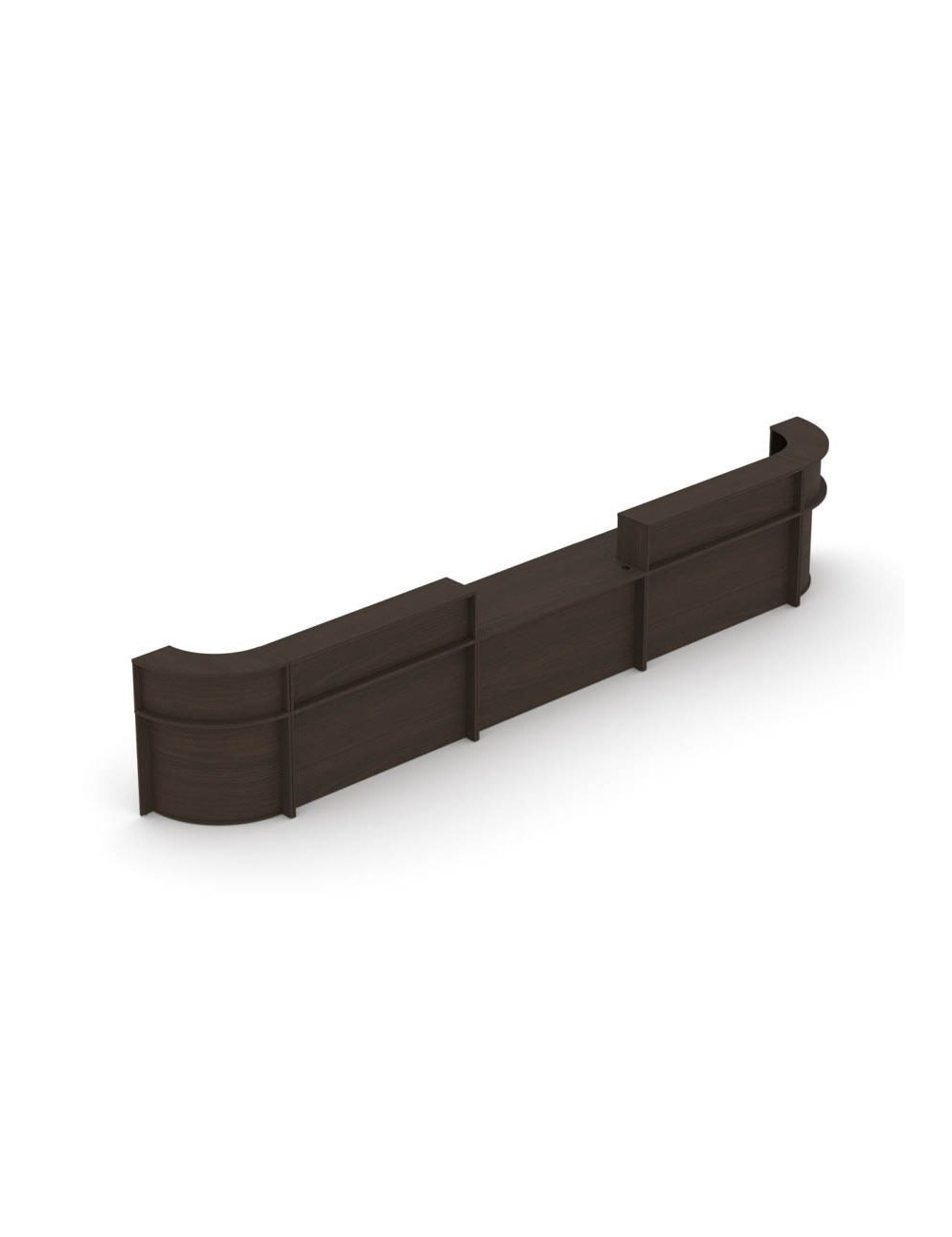 Lada do recepcji 580x70 cm, modułowa, kolor wenge | ML Z4 Lada do recepcji 580x70 cm, modułowa, kolor wenge | ML Z4
