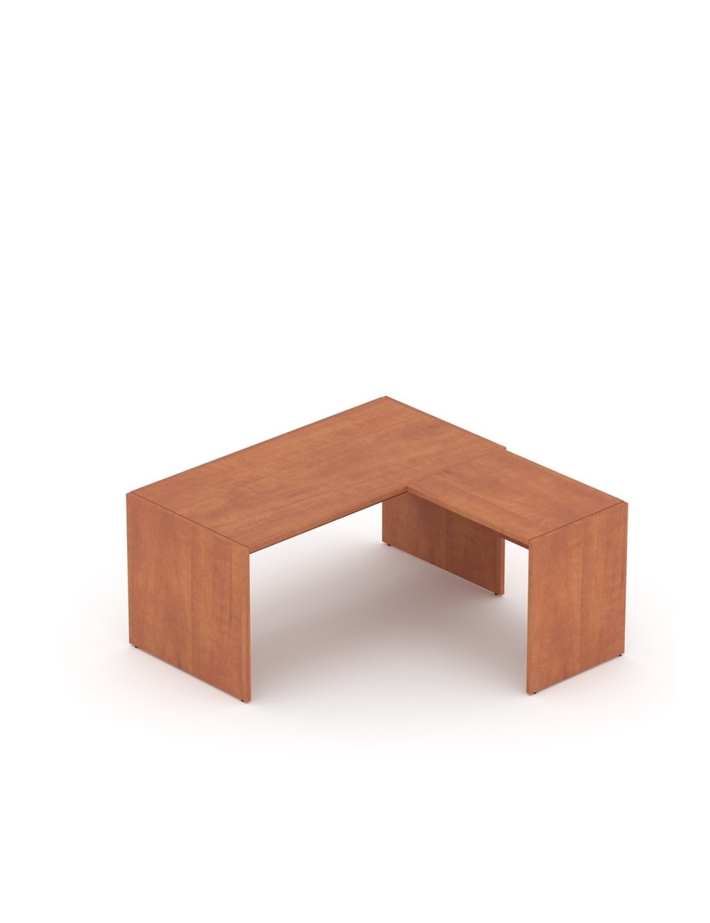 Zestaw mebli do gabinetu - biurko z przystawką, 160x160 cm, calvados | MG Z1 Zestaw mebli do gabinetu - biurko z przystawką, 160x160 cm, calvados | MG Z1