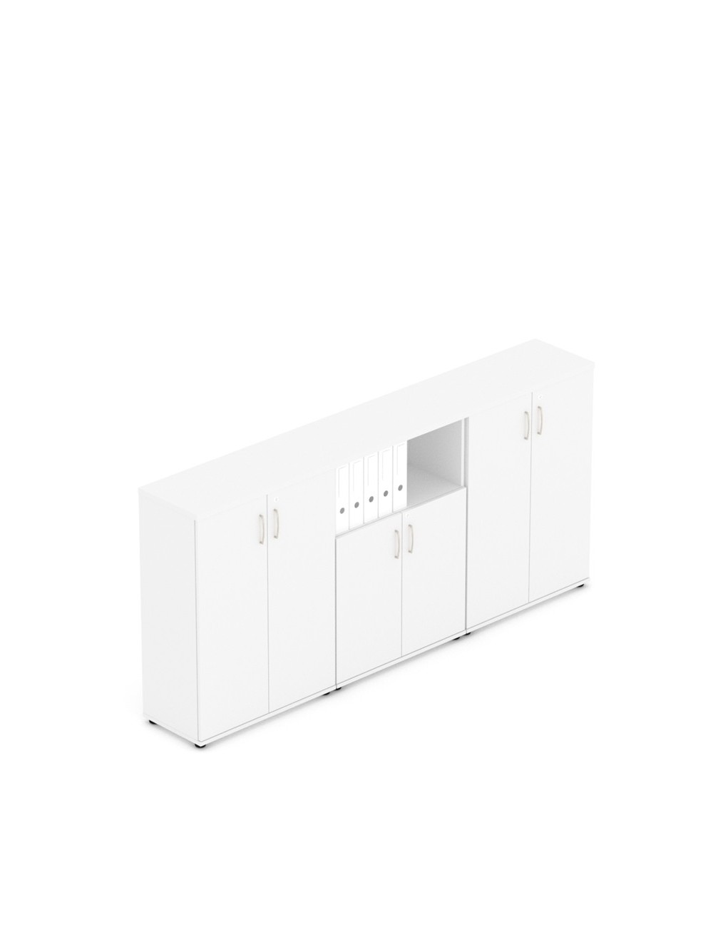Szafa aktowa do gabinetu, 113x240 cm, z otwartą wnęką, kolor biały | MGS Z6 Szafa aktowa do gabinetu, 113x240 cm, z otwartą wnęką, kolor biały | MGS Z6